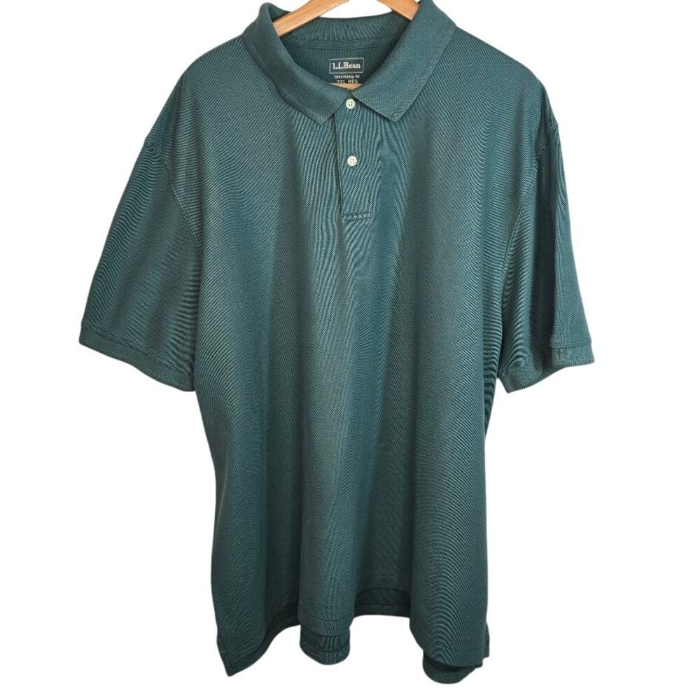 L.L. Bean Premium Double L Polo Short Sleeve Traditional Fit Mens Plus Size 3XL